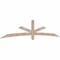 Ekena Millwork Alberta Smooth Timber Gable Bracket, Douglas Fir, 108"W x 22"H x 1 1/2"D x 3 1/2"F, 5/12 Pitch GBW108X22X0204ALB00SDF - alternate 4